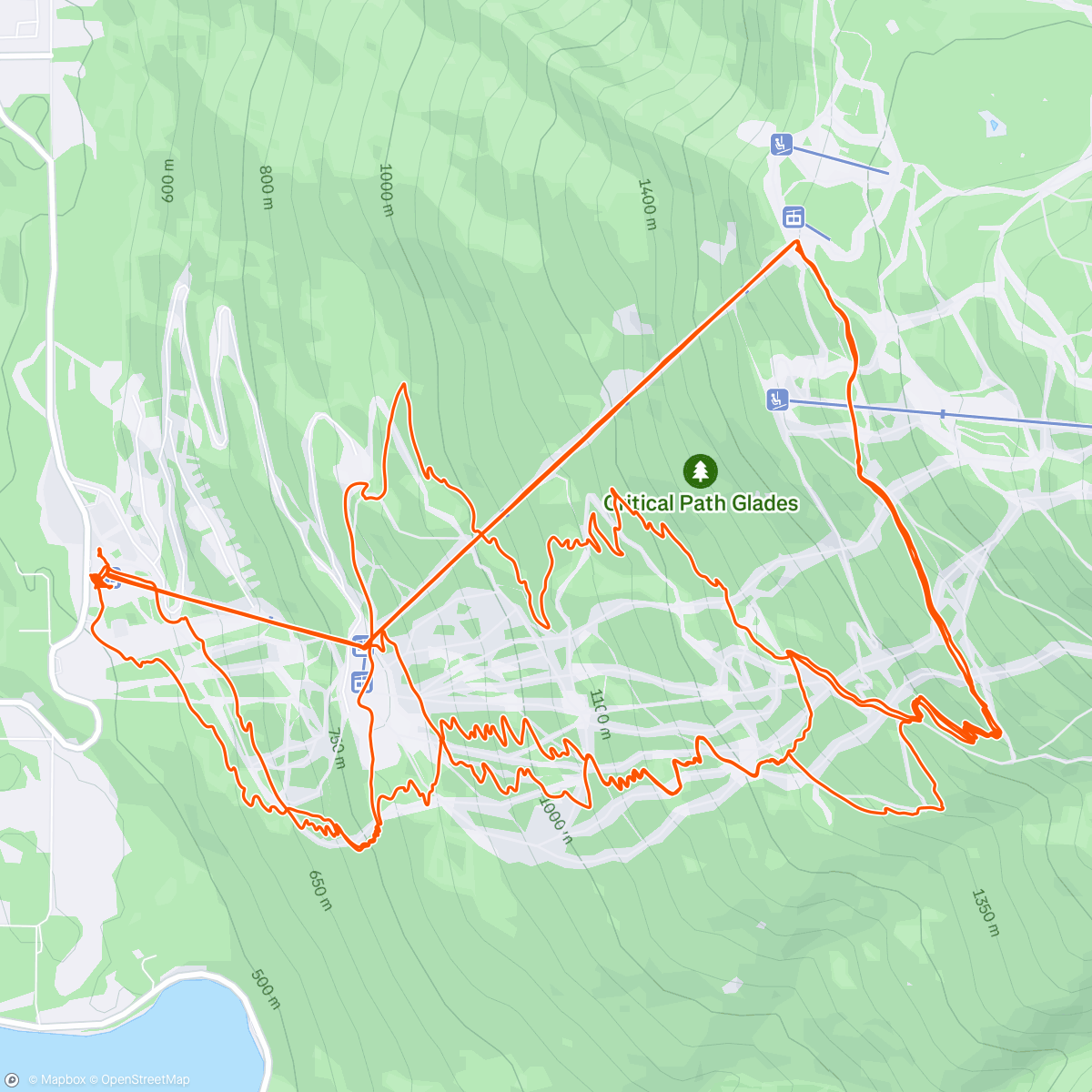 Map of the activity, Morning Ride