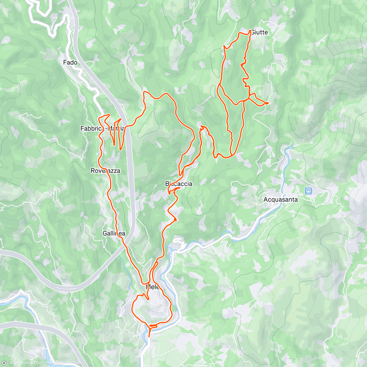 Карта физической активности (Ciclismo)
