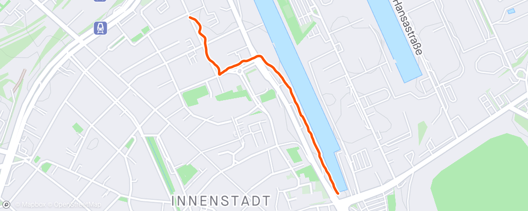 Mappa dell'attività Spaziergang am Mittag