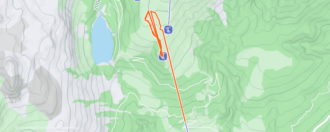 Map of the activity, JOUR 7 SUR DES SKIS 🎿