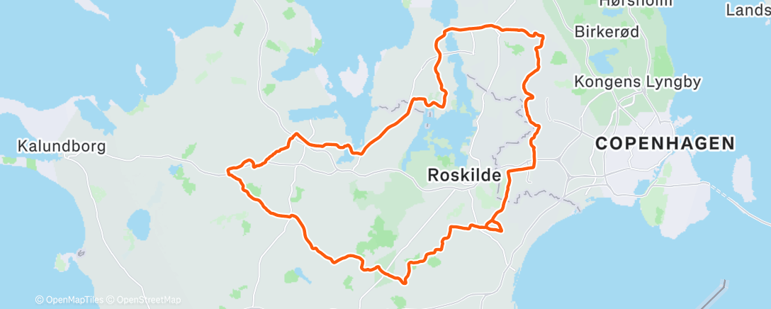 Map of the activity, Morning Ride