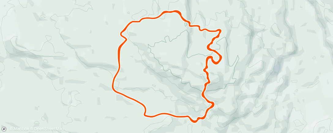 Map of the activity, TrainingPeaks Virtual - Pacing with Cyril Citrine