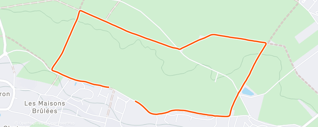 Карта физической активности (Balade de fin de week-end avec Carine ❤️)