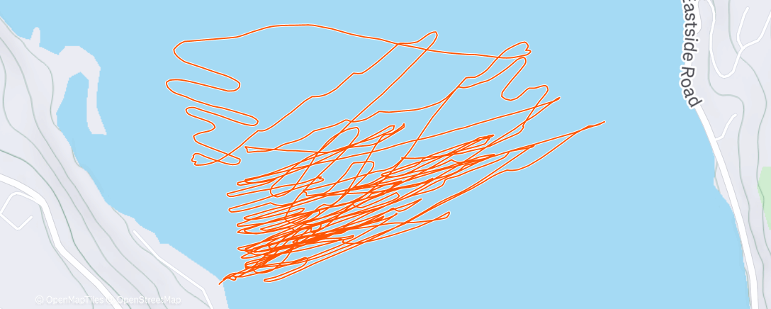 Map of the activity, Morning Kitesurf