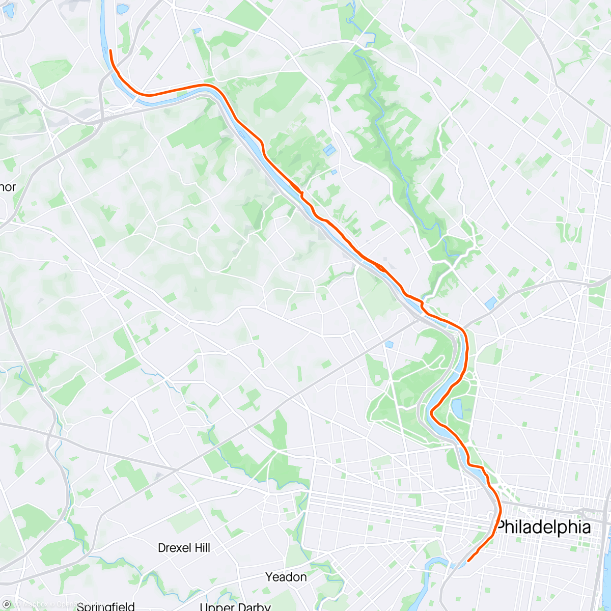 Map of the activity, Some Miles To Work On Fitness