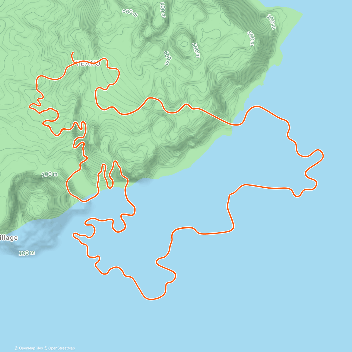 Map of the activity, Zwift - Group Ride: SZR Knightrider (D) on Sand And Sequoias in Watopia