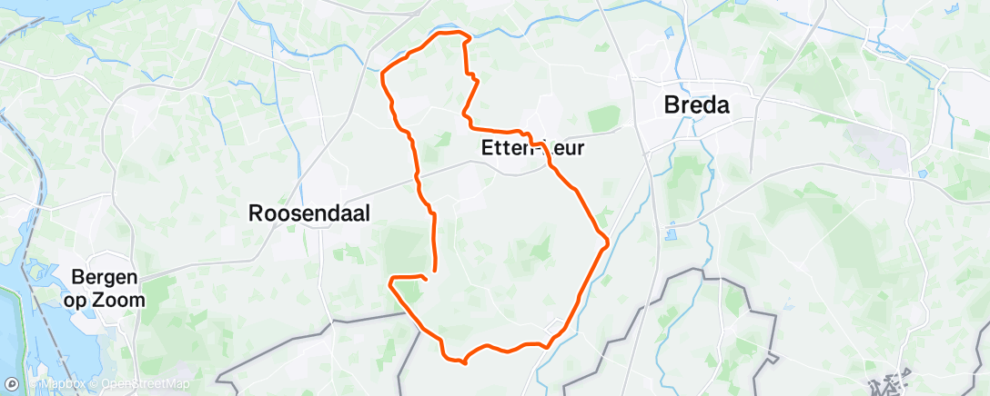 Map of the activity, Middagrit
