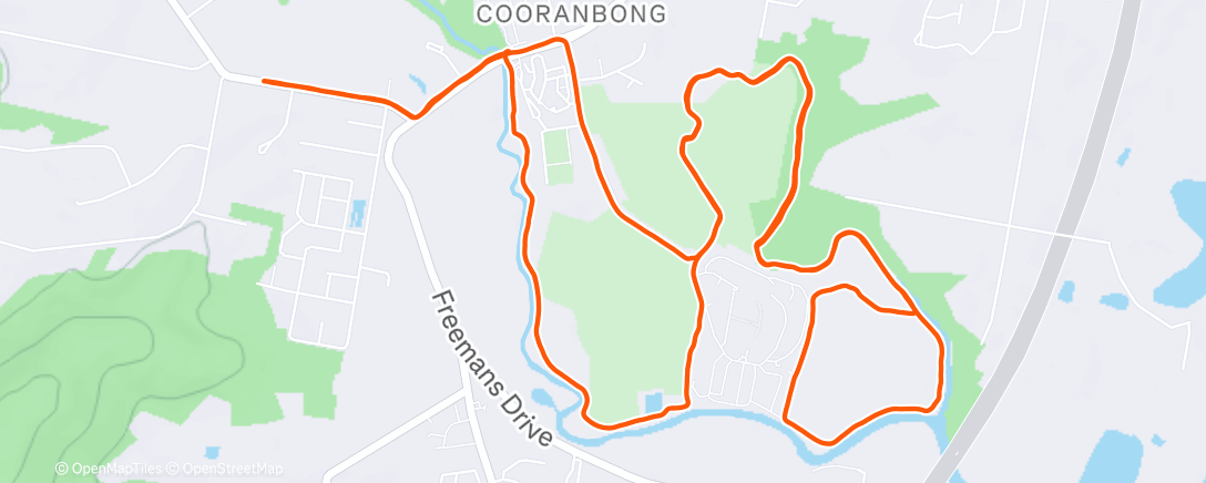 Mappa dell'attività Morning Run