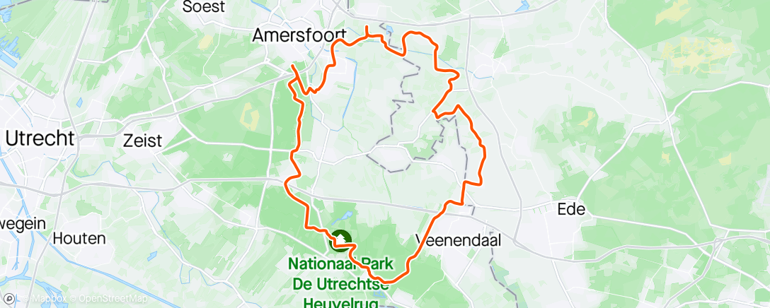 Map of the activity, Lekker gravellen met Willem