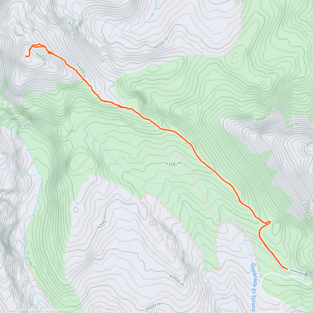 Map of the activity, Rucu w/ Chris + Peter