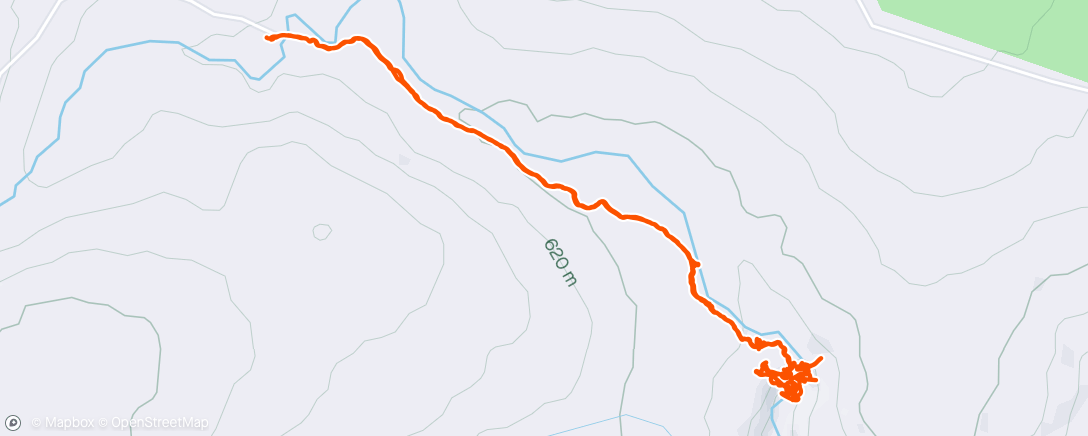 Map of the activity, Lunch Hike