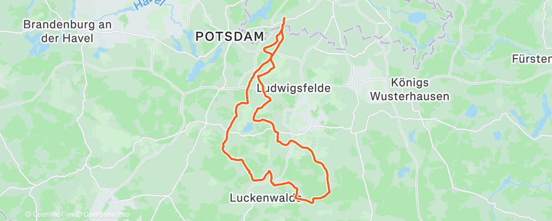 Карта физической активности (12/29/2025, Berlin, Berlin, Germany - Auf der Zielgeraden ...)