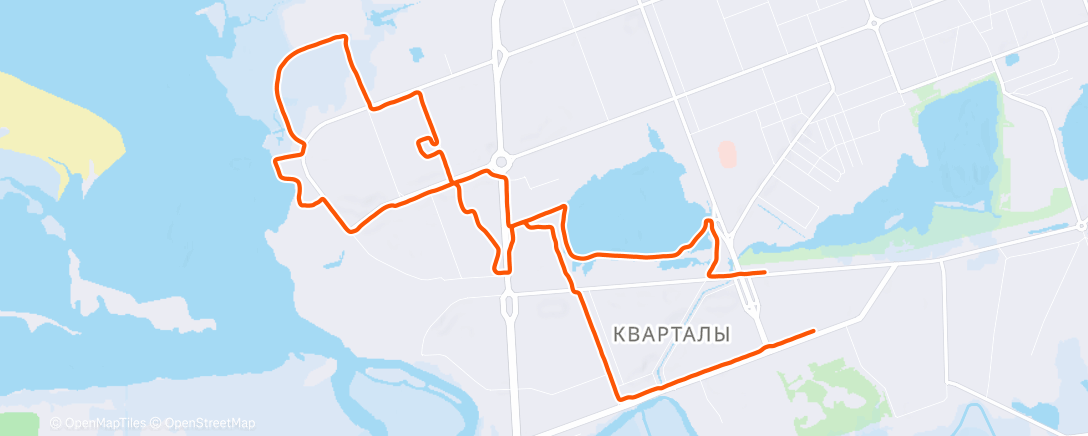 Map of the activity, Лёгкий