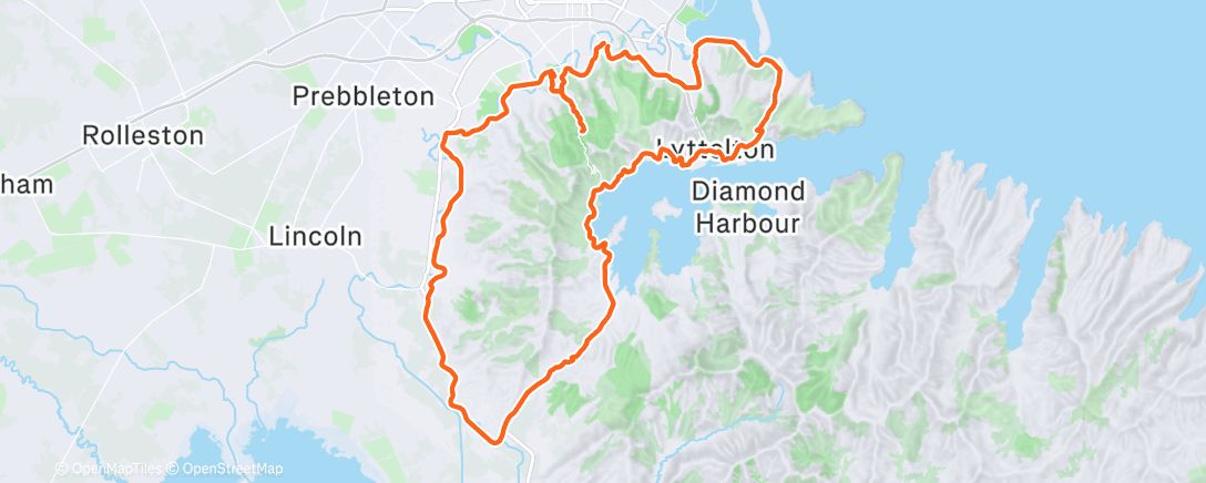 Map of the activity, Morning Ride