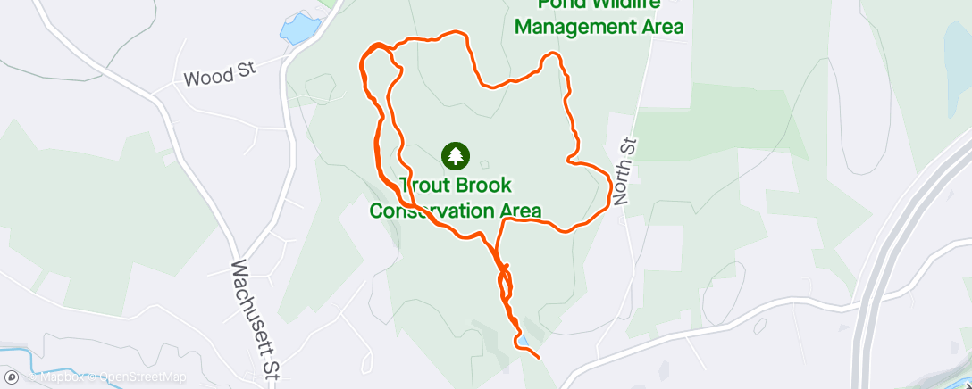 Map of the activity, Pisgah pacer puddle jumping
