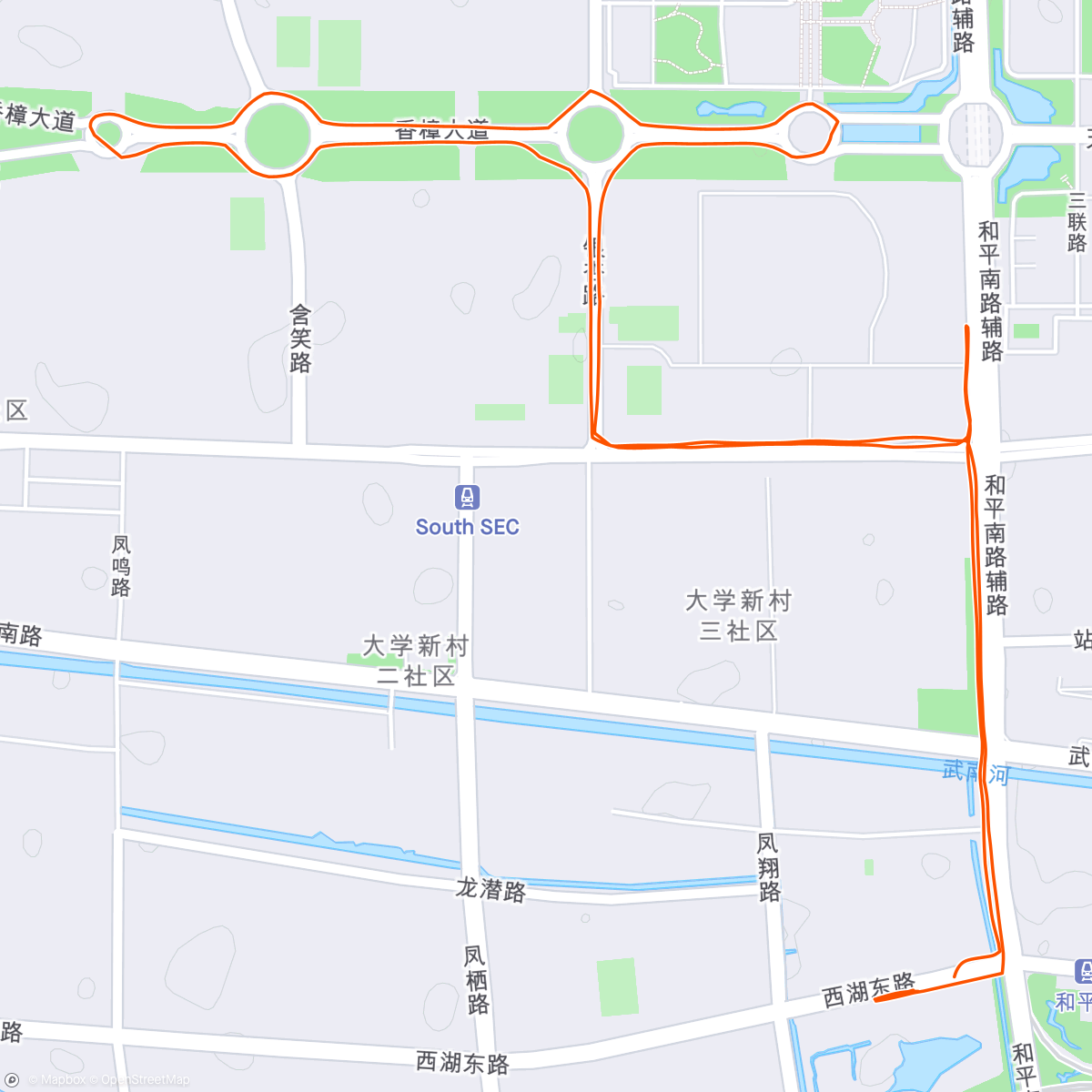 Map of the activity, Changzhou - 3rd day, 3rd city