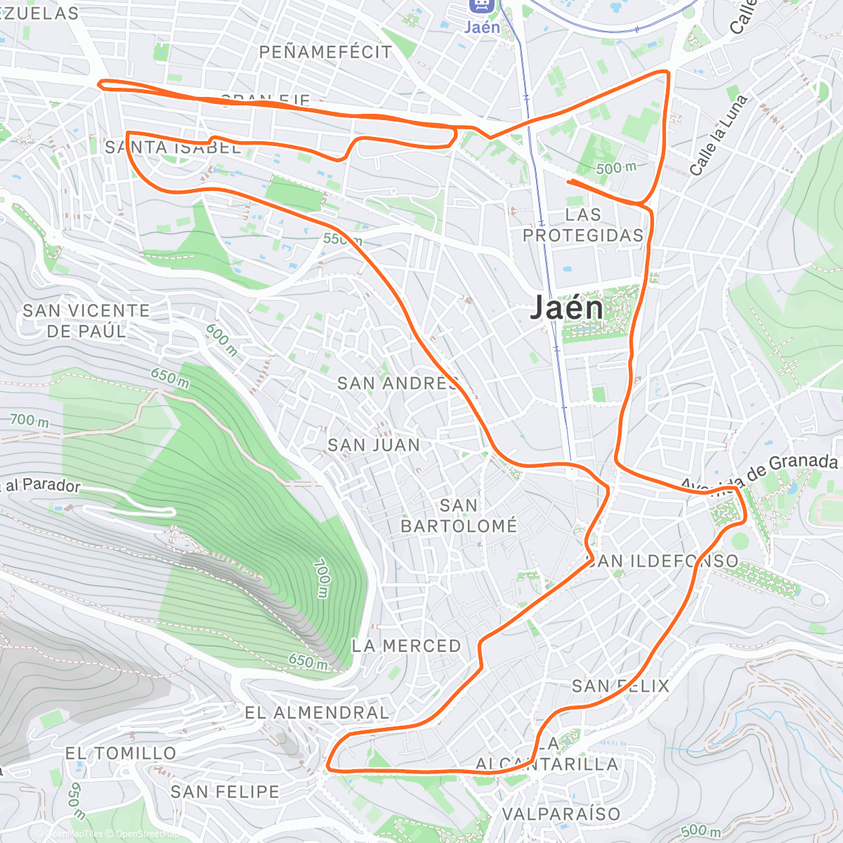 Map of the activity, Carrera de San Antón 🔥