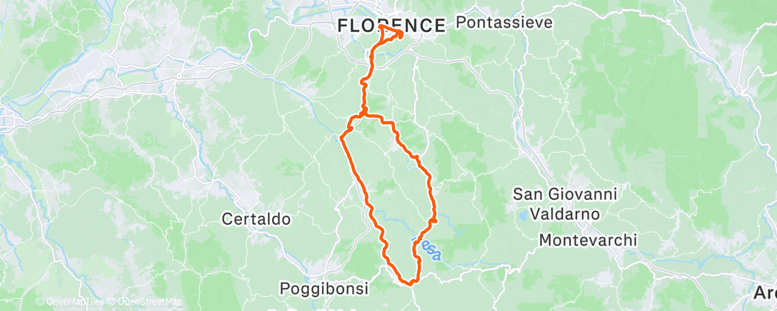 Map of the activity, The Italian Job