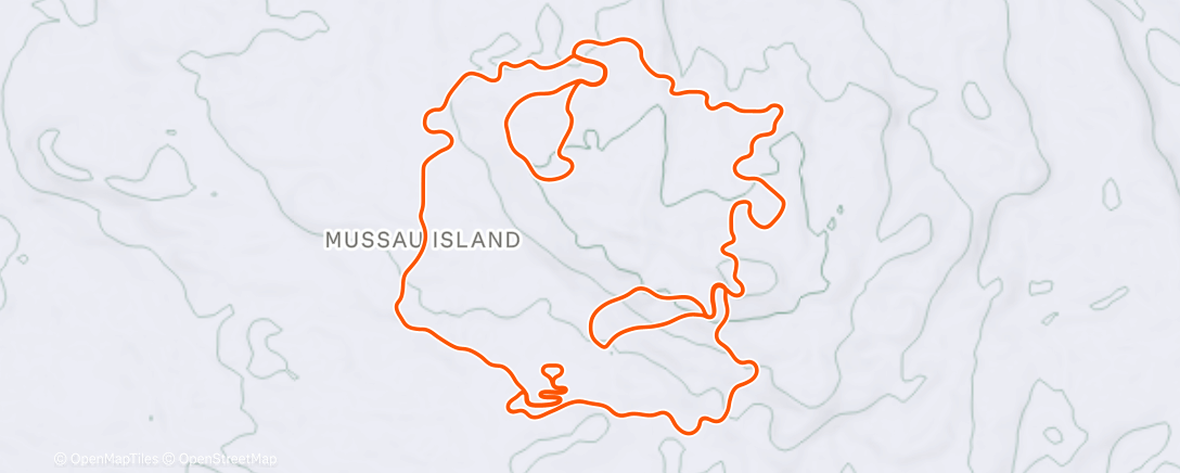 Map of the activity, TrainingPeaks Virtual - Workout: Tempo 2x20