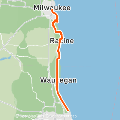 Milwaukee without the worst trail in the world | 87.9 mi Cycling Route ...