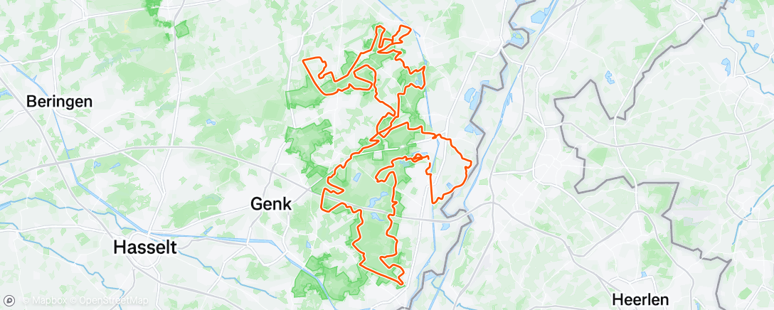Map of the activity, Heathland Gravel P15