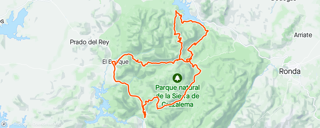Map of the activity, La patacabra