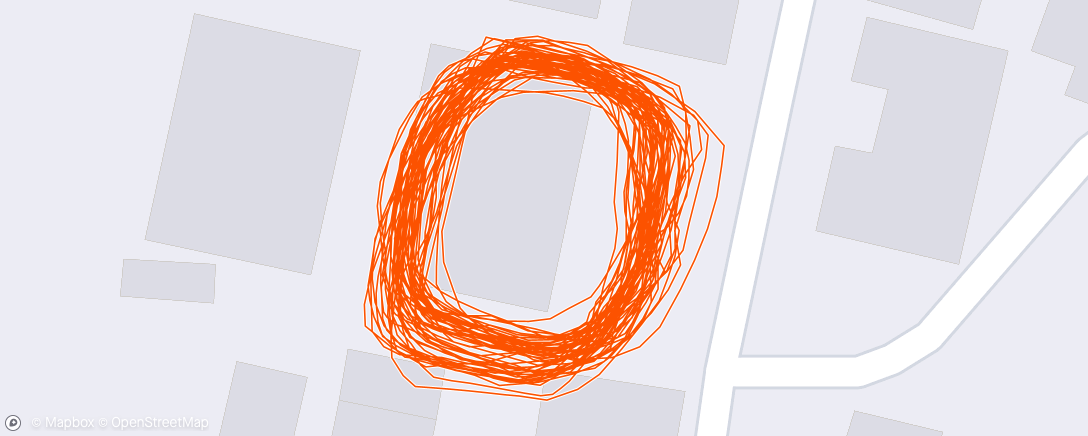 Map of the activity, Afternoon Run