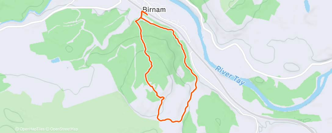 Карта физической активности (Lunch Trail Run)