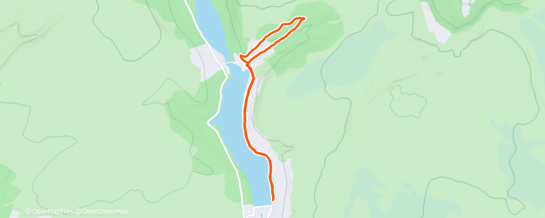 Map of the activity, Lunch Walk