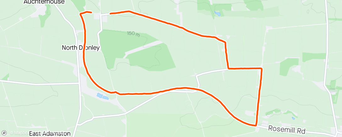Map of the activity, Longest run / walk for a long time. Happy with that 😊