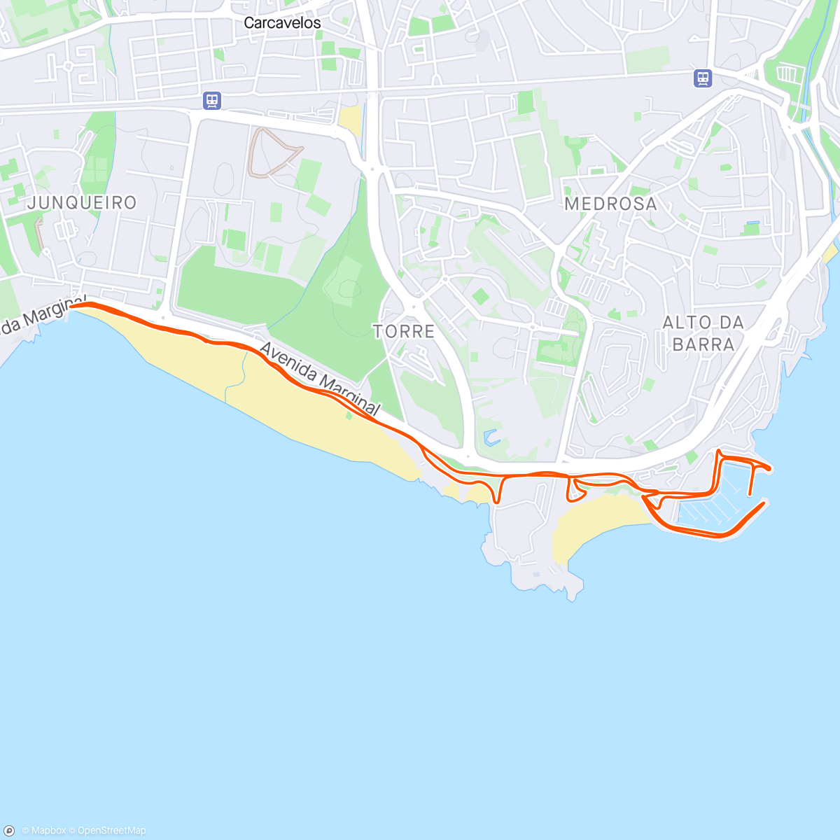 Map of the activity, Recovery (300+100)×18