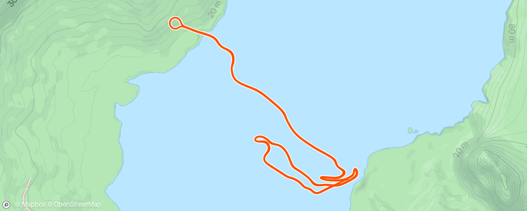 Map of the activity, Brick ride