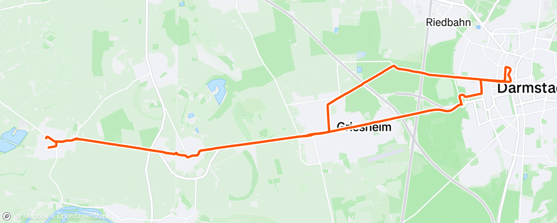 Map of the activity, Morning Ride