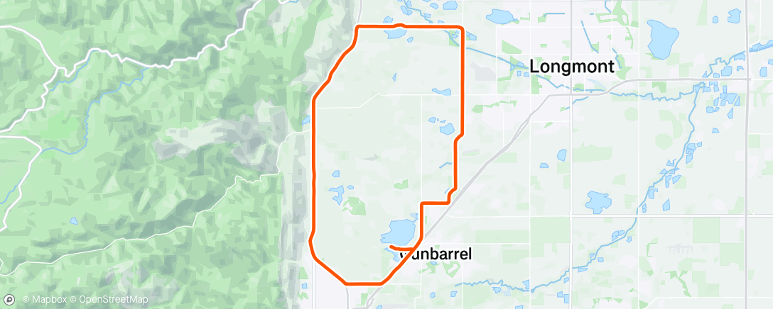 Map of the activity, Morning Ride