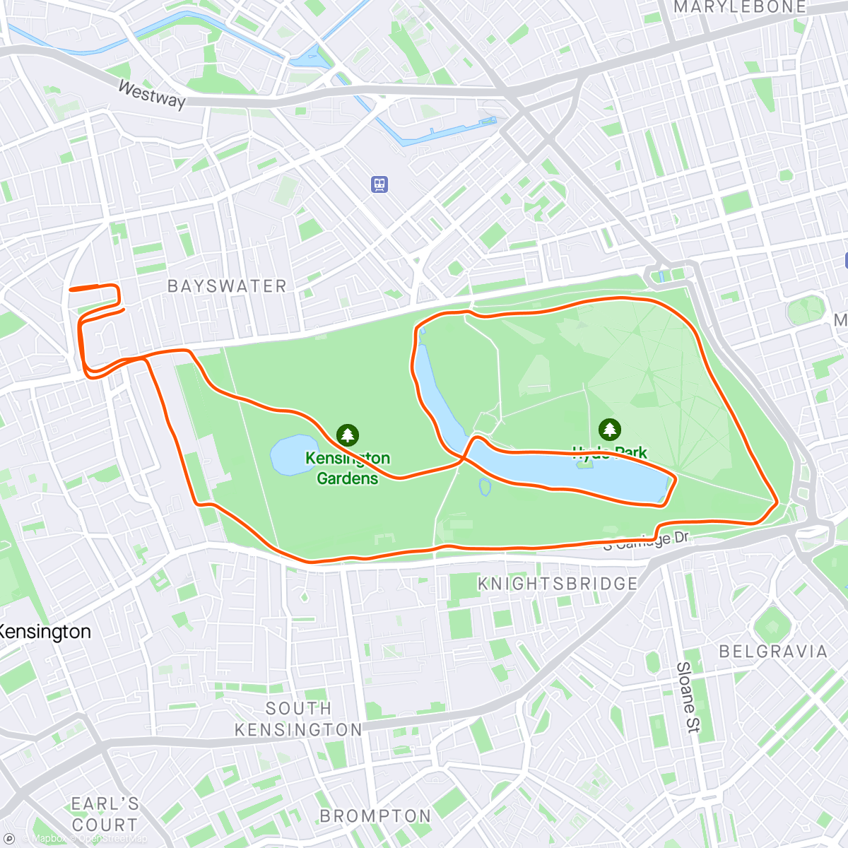 Map of the activity, Park Loop 🌳🌤️