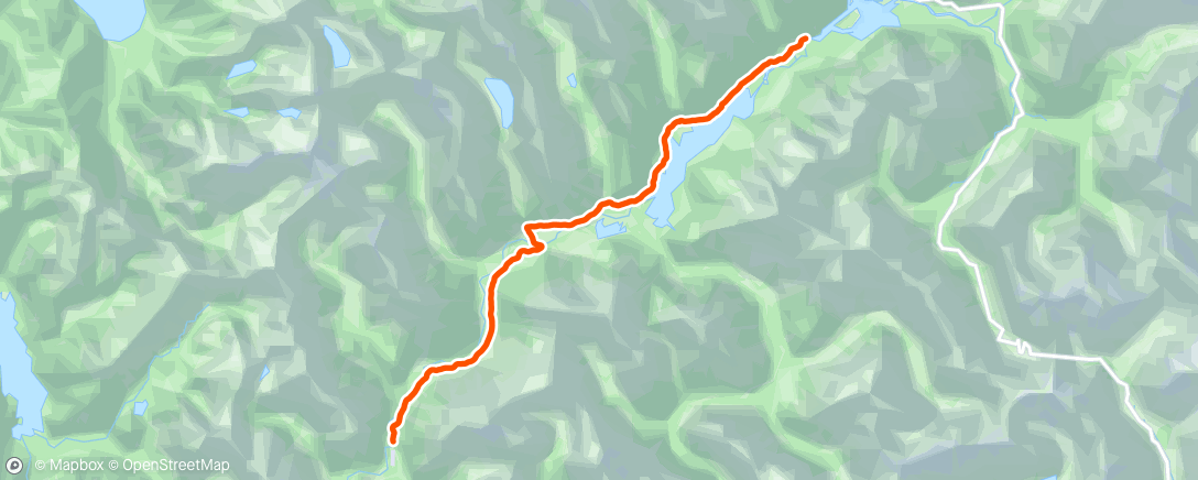 Map of the activity, Milford Track Day 3