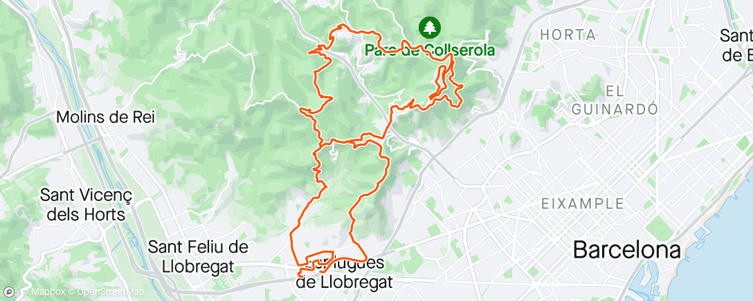 Map of the activity, Poco y despacio.