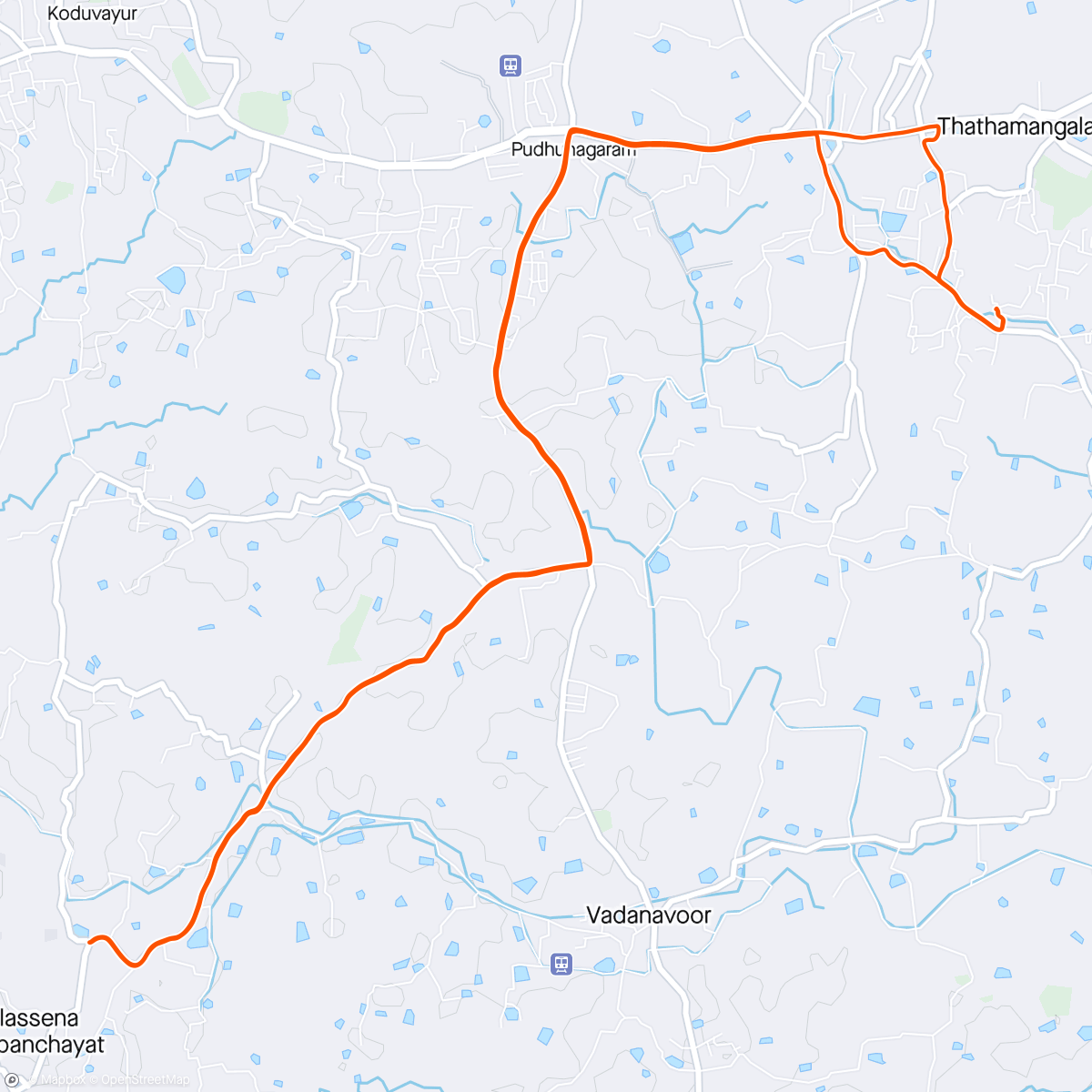 Map of the activity, Ride#061-2024🌦️ Pallasena Pallimokku