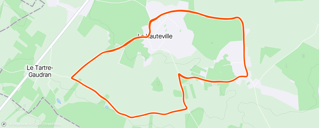 Mappa dell'attività La Hauteville FSGT 3/4 - 8ème