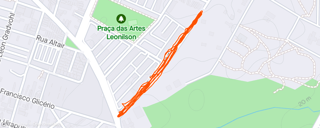 Map of the activity, Voltei