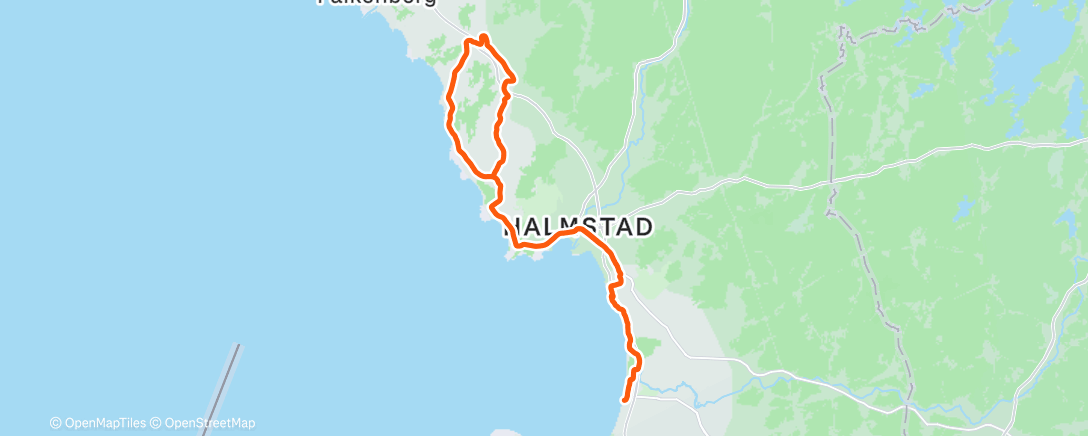 Map of the activity, Morning Ride