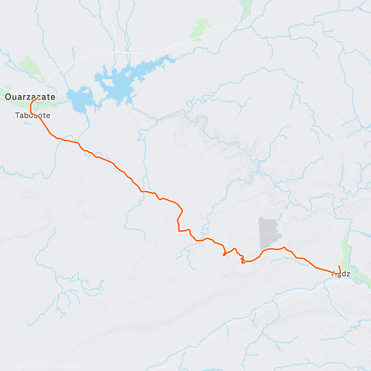 Карта физической активности (Christmas in Morocco 🇲🇦 // Day 9: Agdz - Ouarzazate)