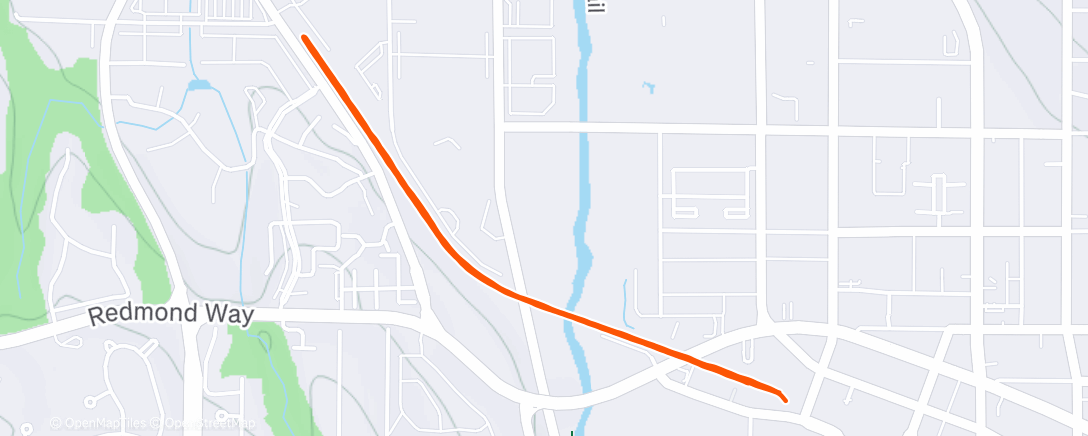 Map of the activity, Redmond Central Connector Trail parkrun #31 (my #4️⃣4️⃣1️⃣)