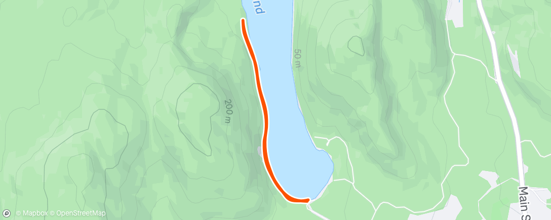 Map of the activity, Long Pond Dog Walk