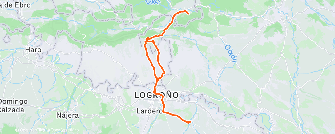 Карта физической активности (Santa Cruz de Campezo)