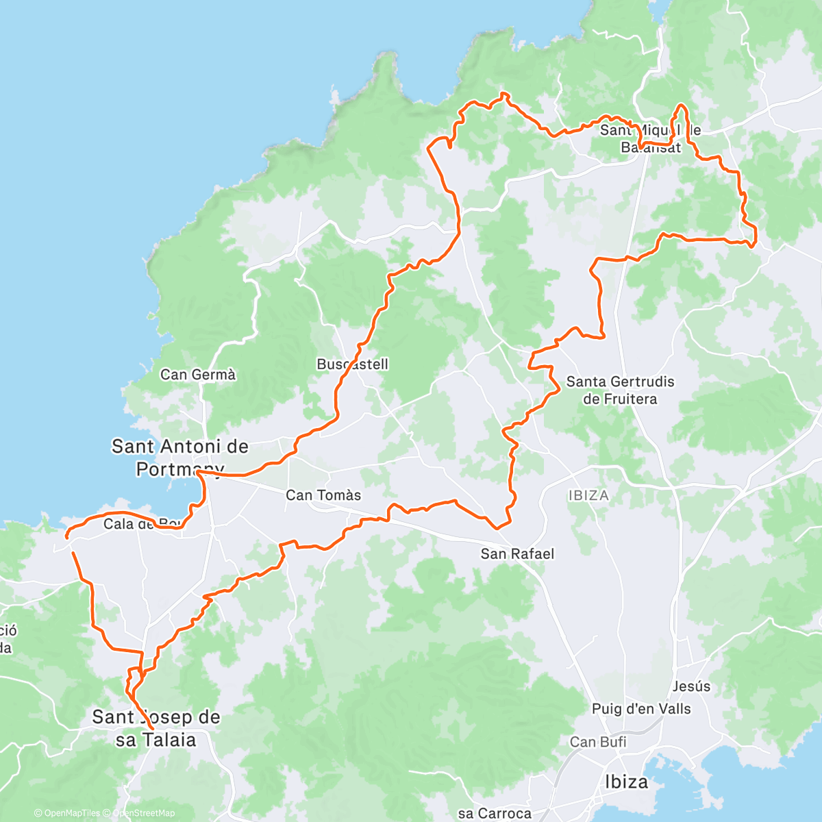 Map of the activity, Domingo de misa x Mad Mix