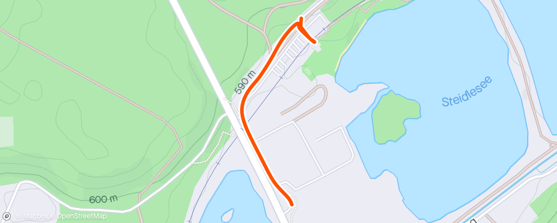 Map of the activity, Strandbad ⛱ Krauchenwies - leider geschlossen