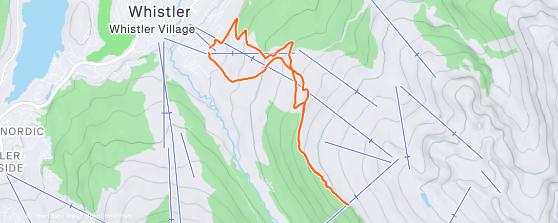 Mapa de la actividad (Slack country with Val)