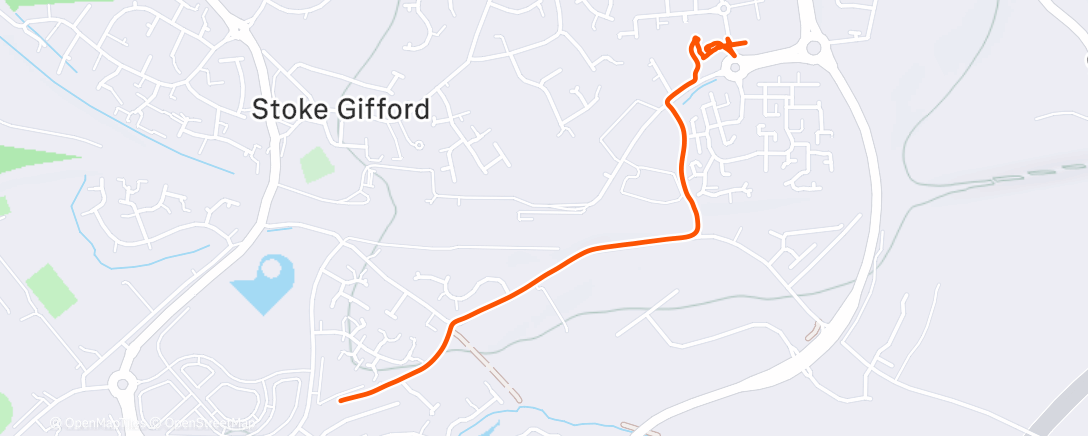 Map of the activity, Morning Ride