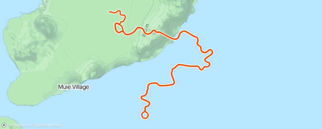 Карта физической активности (Zwift - VO2 MAX in Watopia)